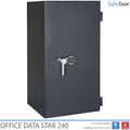 Office Data Star 240 Fireproof Data Safe - (456 LTO Tapes) - Burglary Test Grade S2 / Fire Test 60 min