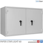 Paper Star Light 60 Cofre para Documentos - 28 Pastas - Teste de Roubo S2 / Teste de Fogo 30m