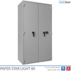 Paper Star Light 80 Cofre para Documentos - 55 Pastas - Teste de Roubo S2 / Teste de Fogo 30m