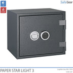 Paper Star Light 3 Fire Safe - 5 Binders - Burglary Test Grade S2 / Fire Test 30 min