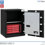 Cofre Brixia Uno 3 (66 L) – Grau I de teste contra roubo – Fechadura De Código