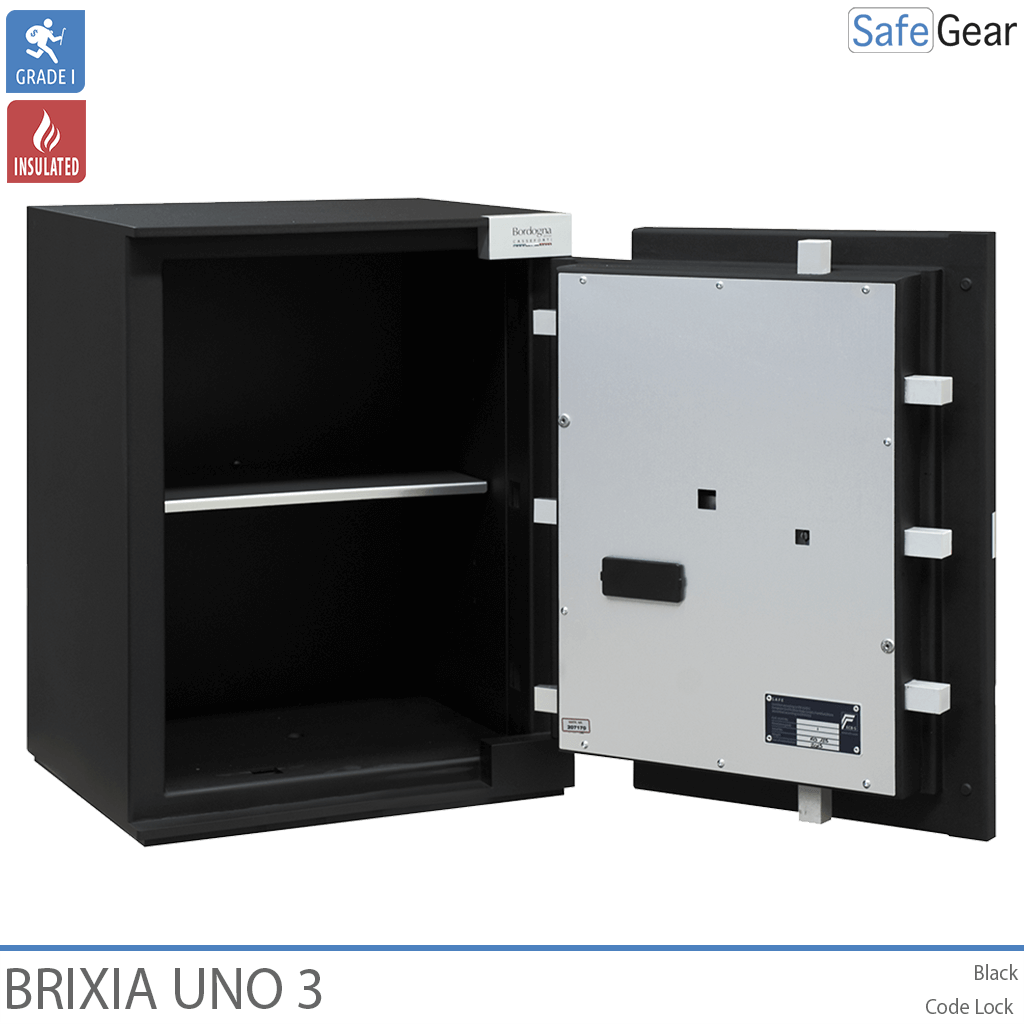 Cofre Brixia Uno 3 (66 L) – Grau I de teste contra roubo – Fechadura De Código