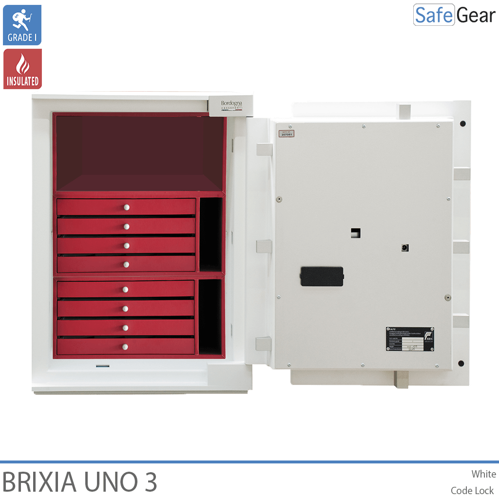 Cofre Brixia Uno 3 (66 L) – Grau I de teste contra roubo – Fechadura De Código