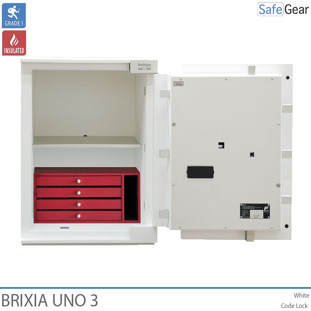 Cofre Brixia Uno 3 (66 L) – Grau I de teste contra roubo – Fechadura De Código