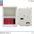 Cofre Brixia Uno 3 (66 L) – Grau I de teste contra roubo – Fechadura De Código