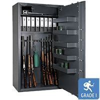 Cervo IV - Armário para armas - (14 espingardas) - Teste antirroubo Grau 1