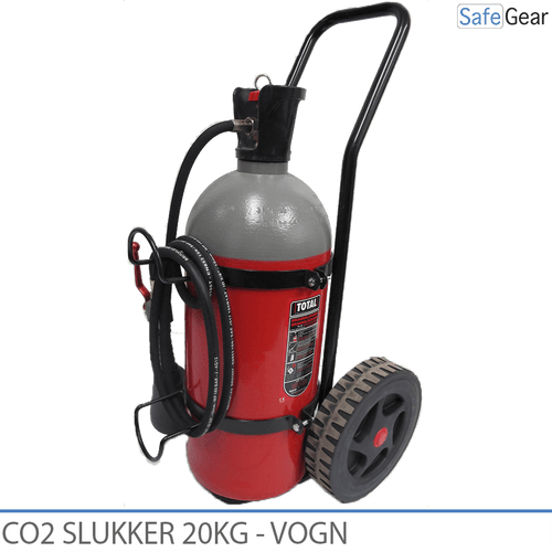 CO2 Slukker 30 kg - Vogn