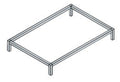Suporte com pernas para arquivador de plantas A1