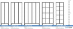 Cacifo S2000 com 2x2 compartimentos (8310-20) - cadeado