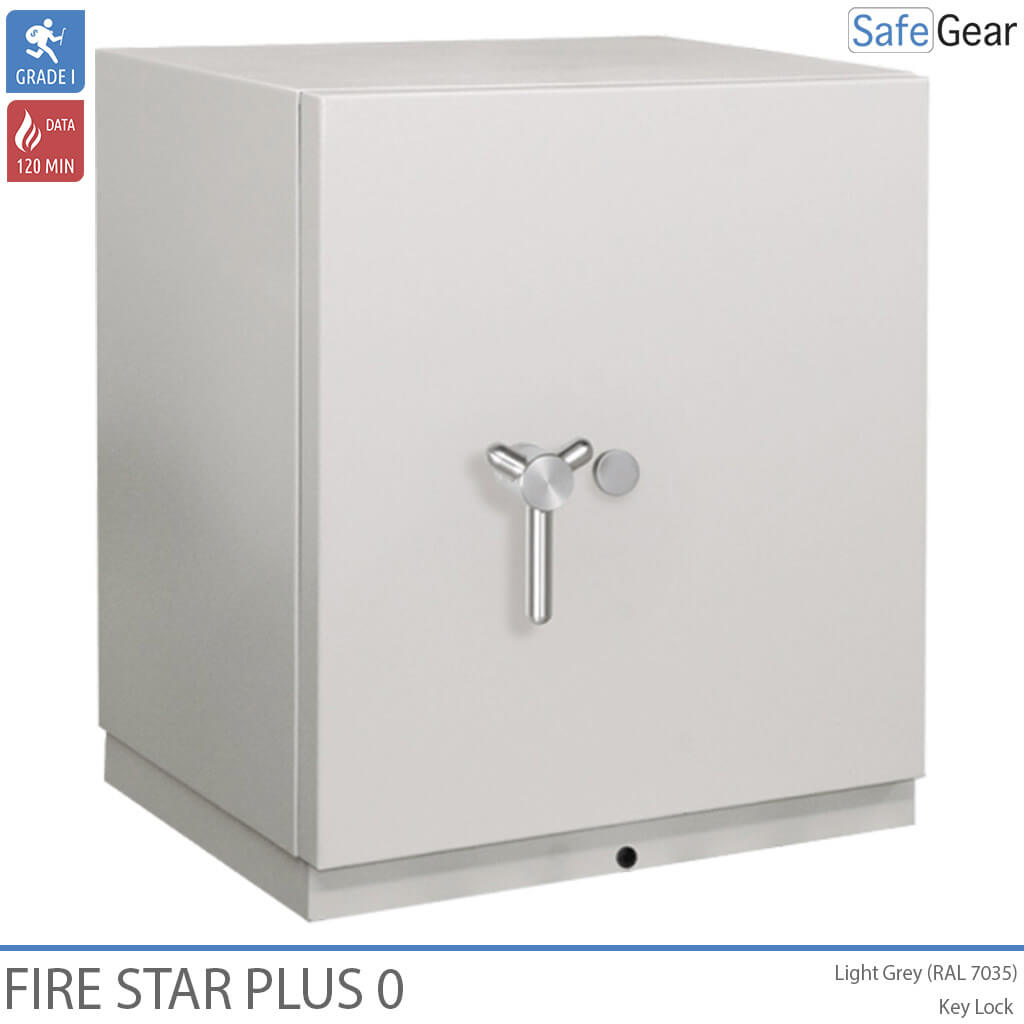 Fire Star Plus 0 Cofre Para Dados Digitais (44 LTO) - Grau I de resistência ao arrombamento / Ensaio de resistência ao fogo 120 min