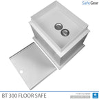 Cofre de chão antirroubo BT 300 (72 L) - Grau 1 no teste antirroubo