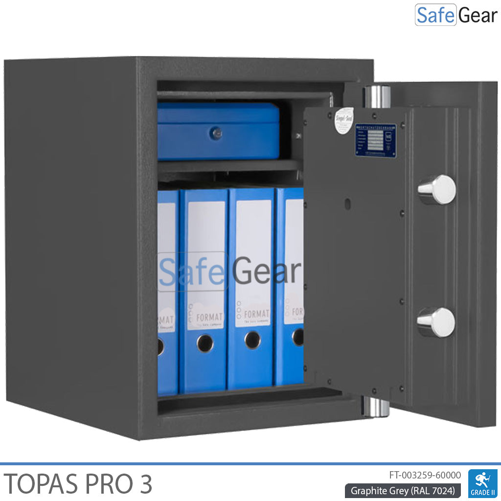 Topas Pro 3 Cofre Seguro (47 L) - Teste de Roubo Grau II