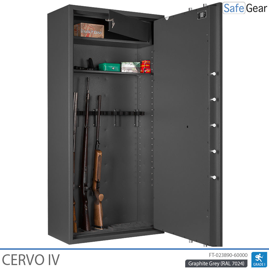 Cervo IV - Armário para armas - (14 espingardas) - Teste antirroubo Grau 1