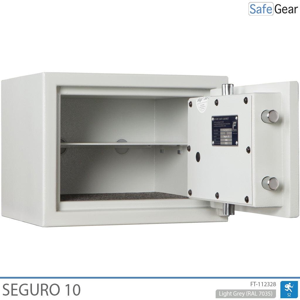 Seguro 10 - Cofre (11 Litros) - Grau de Teste Antirroubo S2