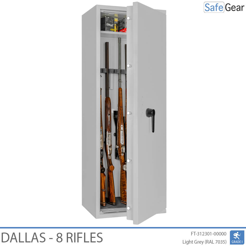 Dallas - Cofre Para Armas (8 espingardas) - Teste Antirroubo Grau 1