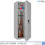 Dallas Combi - Cofre para Armas (6 Rifles) - Grau 1 no Teste de Arrombamento
