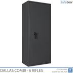 Dallas Combi - Cofre para Armas (6 Rifles) - Grau 1 no Teste de Arrombamento