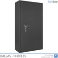 Dallas - Cofre para Armas (14 Rifles) - Grau 1 no Teste de Arrombamento