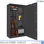 Dallas Combi - Cofre para Armas (8 Rifles) - Grau 1 no Teste de Arrombamento