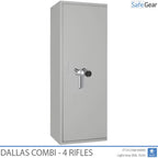 Dallas Combi - Cofre para Armas (4 Rifles) - Grau 1 no Teste de Arrombamento