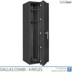 Dallas Combi - Cofre para Armas (4 Rifles) - Grau 1 no Teste de Arrombamento
