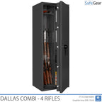 Dallas Combi - Cofre para Armas (4 Rifles) - Grau 1 no Teste de Arrombamento
