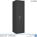 Dallas - Cofre para Armas (6 Rifles) - Grau 1 no Teste de Arrombamento