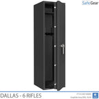 Dallas - Cofre para Armas (6 Rifles) - Grau 1 no Teste de Arrombamento