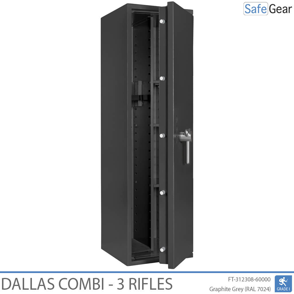 Dallas Combi - Gun Safe (3 Rifles) - Burglary Test Grade 1