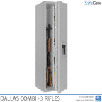 Dallas Combi - Cofre para Armas (3 Rifles) - Grau 1 no Teste de Arrombamento