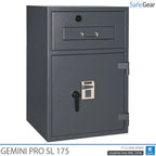 Gemini Pro SL 175 Deposit Safe (205 L) - Burglary Test D-I - Code Lock with 9 user codes