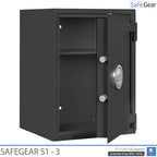 SafeGear SG 3 - Cofre de Segurança (63 Litros) - Grau de Teste de Roubo S1