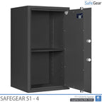 SafeGear SG 4 - Cofre de Segurança (85 Litros) - Grau de Teste de Roubo S1