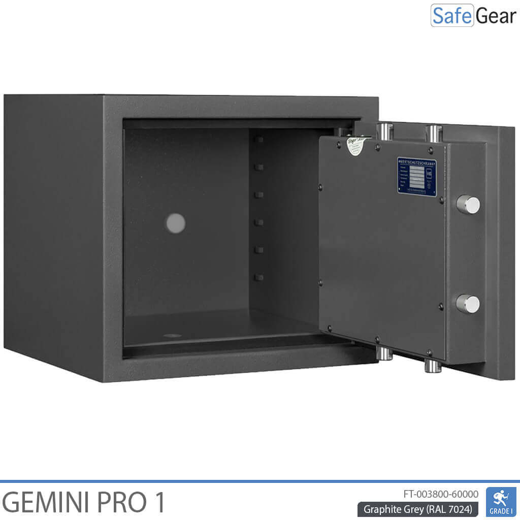 Gemini Pro 1 - Cofre de Segurança (45 Litros) - Grau 1 no Teste de Roubo