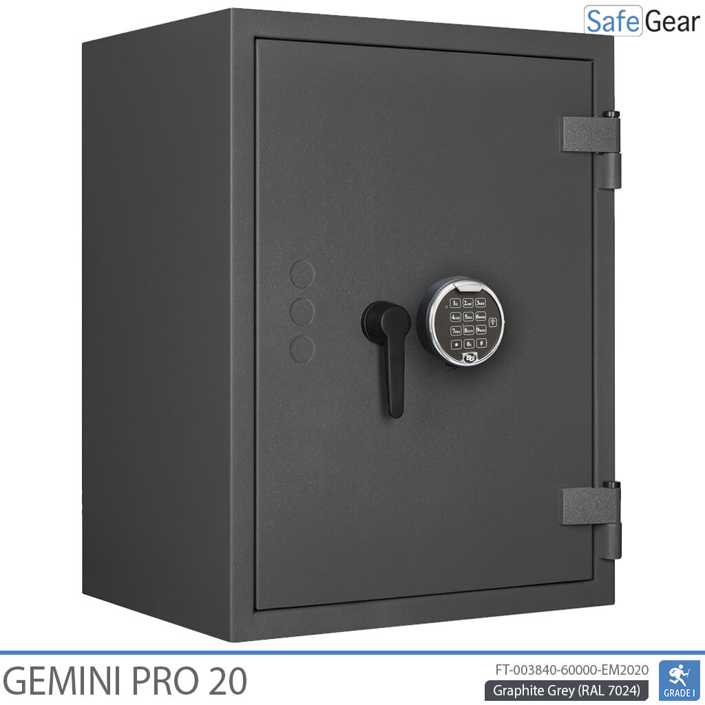 Gemini Pro 20 - Security Safe (141 Liters) - Burglary Test Grade 1