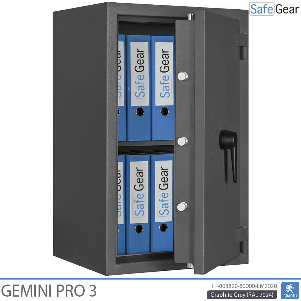 Gemini Pro 3 - Cofre de Segurança (90 Litros) - Grau 1 no Teste de Roubo
