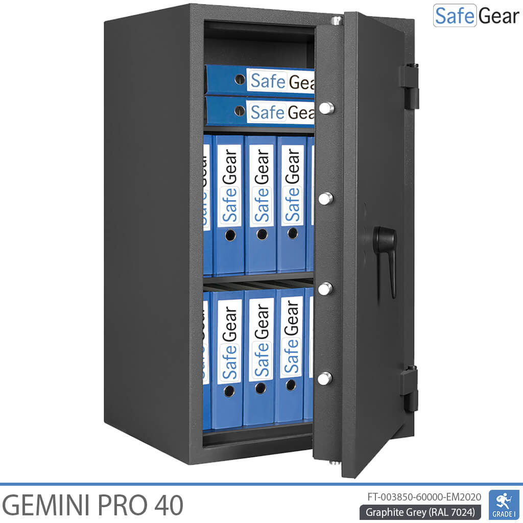 Gemini Pro 40 - Cofre de Segurança (180 Litros) - Grau 1 no Teste de Roubo