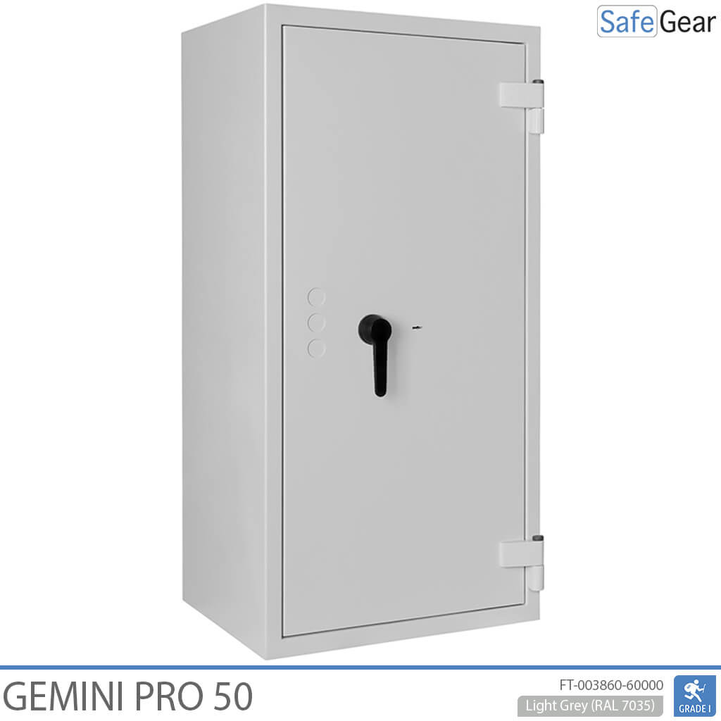 Gemini Pro 50 - Cofre para farmácia (219 Litros) - 4 Gavetas - 2 Prateleiras - Teste de resistência a roubo Grau 1