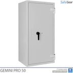 Gemini Pro 50 - Cofre para farmácia (219 Litros) - 4 Gavetas - 2 Prateleiras - Teste de resistência a roubo Grau 1