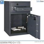Gemini Pro D-I 340 Deposit Safe (384 L) - Burglary Test D-I - Code Lock with 9 user codes
