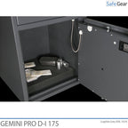 Gemini Pro D-I 175 Cofre De Depósito (205 L) - Grau de teste contra arrombamento D-I - Fechadura com chave