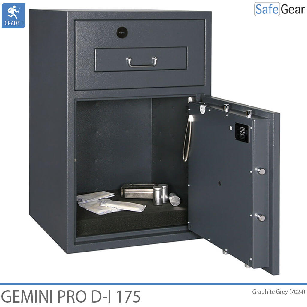 Gemini Pro D-I 340 Cofre De Depósito (384 L) - Grau de teste contra arrombamento D-I - Fechadura com chave