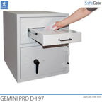 Cofre De Depósito Gemini Pro D-I 97 (119 L) - Com Compartimento Interior - Teste de Arrombamento D-I - Fechadura De Código Axessor