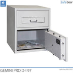 Gemini Pro D-I 97 Deposit Safe (119 L) - Burglary Test D-I - Code Lock with 9 user codes
