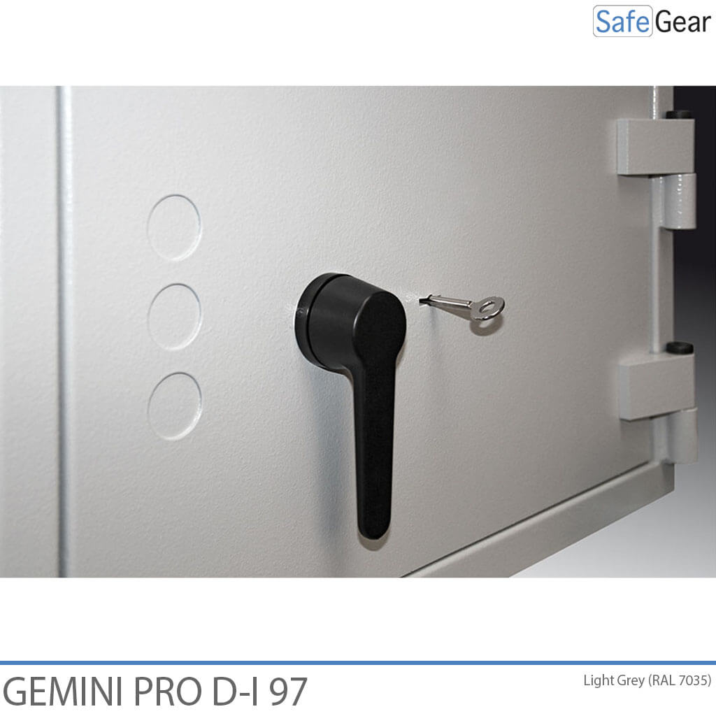 Cofre De Depósito Gemini Pro D-I 97 (119 L) - Com Compartimento Interior - Teste de Arrombamento D-I - Fechadura De Código Axessor