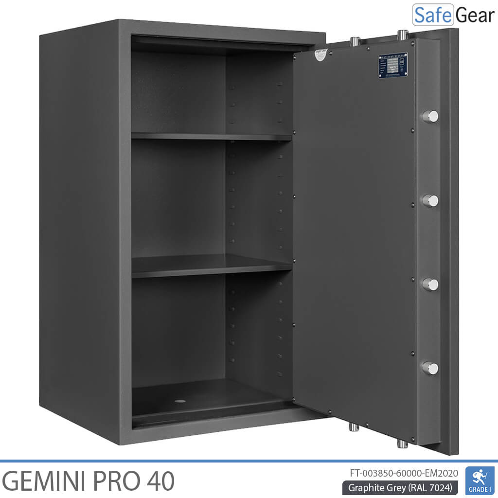 Gemini Pro 40 - Cofre de Segurança (180 Litros) - Grau 1 no Teste de Roubo