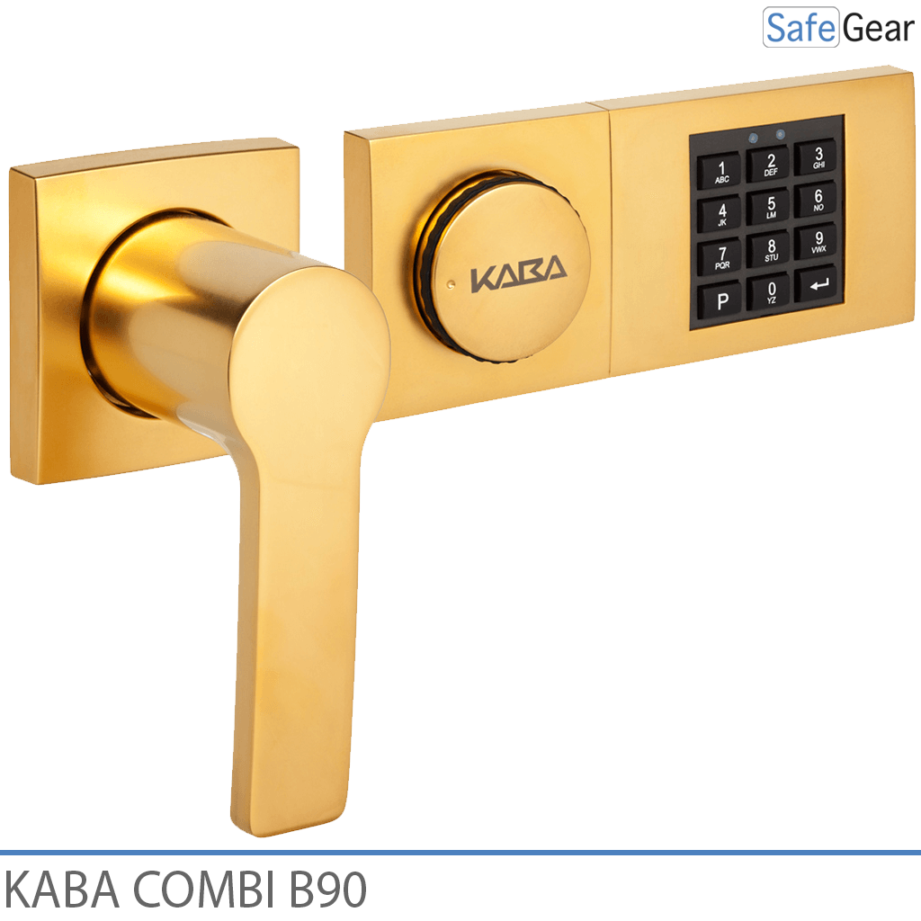Fechadura de combinação Kaba Combi B90 para Cofre com chave de emergência