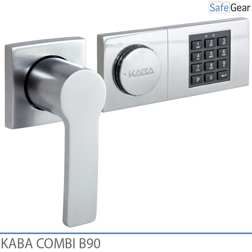Fechadura de combinação Kaba Combi B90 para Cofre com chave de emergência