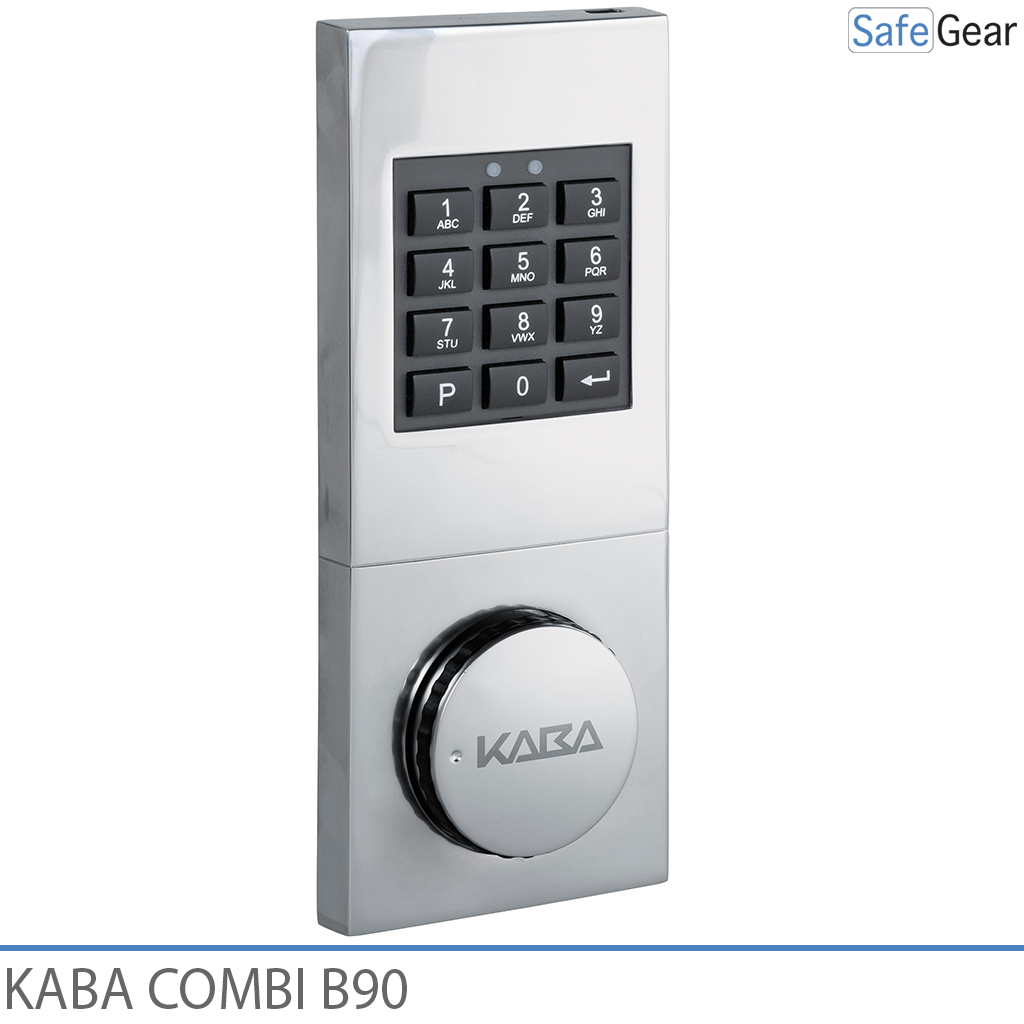 Fechadura de combinação Kaba Combi B90 para Cofre com chave de emergência