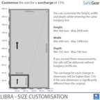 Libra 55 - Cofre de Segurança (293 Litros) - Grau 0 no Teste de Roubo